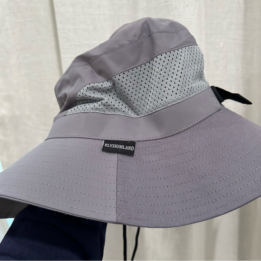 Men's Lightweight Mesh Bucket Hat — Light Gray